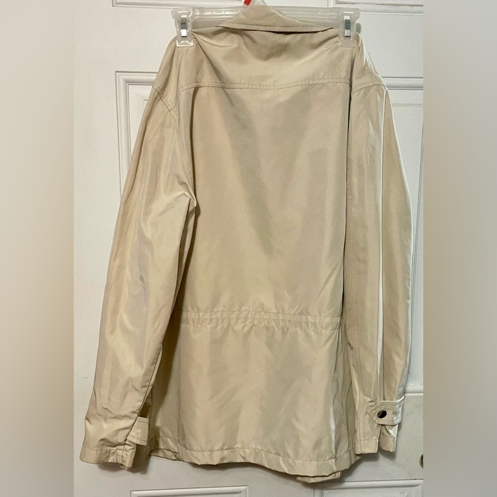 Classic Beige Trench Coat with Hood - Picture 2 of 2